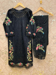 Nafasat Luxury Cotton 3pc Embroidered Stitched Collection D-10