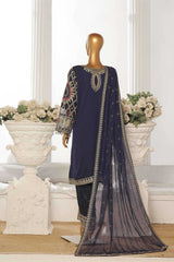 Arzoo Luxury Chiffon Embroidered Unstitch Collection D 02