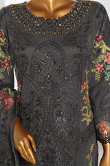 Arzoo Luxury Chiffon Embroidered Unstitch Collection D 04