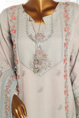 Arzoo Luxury Chiffon Embroidered Unstitch Collection D 06