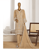 ARZO LUXURY CHIFFON UNSTITCH 3PC SUIT