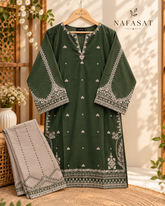 ALYANA Cotton Embroidered 2pec