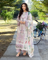 Elaf Exclusive Lawn Unstitch 3pc suit