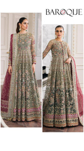 Baroque Exclusive Cotton Unstitched 3pc