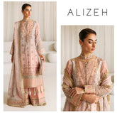 Alizeh Luxury Chiffon Unstitch 3pc