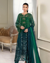 Maria B Exclusive Lawn Semi-Stitch 3pc suit