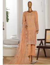 ARZO LUXURY CHIFFON UNSTITCH 3PC SUIT