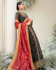 Akber Aslam Exclusive Lawn Unstitch 3pc suit