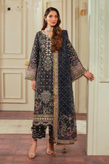 Baroque Luxury Chiffon Unstitched 3pc