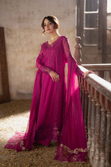 11.11 Mega Sale | Azure Exclusive Cotton Unstitched 3pc Dark Pink
