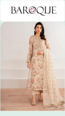 11.11 Mega Sale | Baroque Lawn Printed Unstitched 3PC – Colour Skin