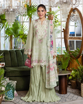 Elaf Exclusive lawn Unstitch 3pc suit