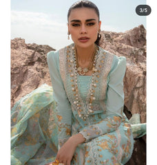 Crimson Exclusive Cotton Unstitched 3pc Light Green