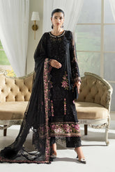 Maria b Luxury Chiffon Unstitch 3pc suit