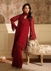 Azure Luxury Chiffon Unstitch 3pc suit
