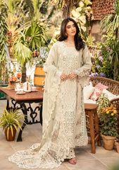 Elaf Premium Exclusive – Embroidered Cotton 3pc Suit Unstitched Green