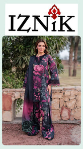 Iznik Lawn Printed Unstitched 3pc