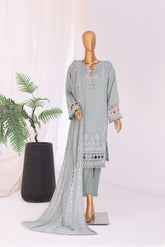 Nafasat Luxe Chiffon Embroidered Collection D-02