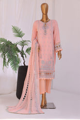 Nafasat Luxe Chiffon Embroidered Collection D-04