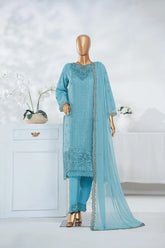 Azure Exclusive lawn Unstitch 3pc suit