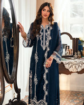 Azure Exclusive Unstitched 3PC