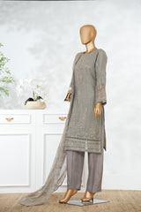 Noor mehel Marbel Net Embroidered N-02