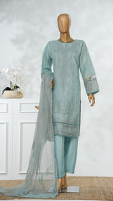 Noor mehel Marbel Net Embroidered N-05