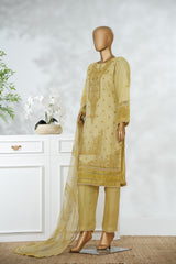 Noor mehel Marbel Net Embroidered N-01