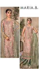 Maria B Exclusive Cotton Unstitched 3pc Colour T.Pink