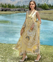 Crimson Exclusive Cotton Unstitched 3pc Lemon