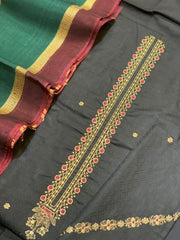 Cotton Bloom Unstitch Embroidered Collection