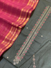 Cotton Bloom Unstitch Embroidered Collection