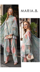 Maria B M-Series Lawn Unstitched 3pc Green