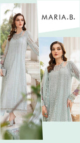 Maria B Luxury Chiffon Unstitched 3pc