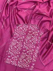 NIGAAR SLUB COTTON Embroidered Collection