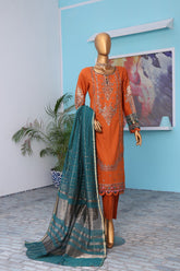 Zaib Embroidered Collection 3 Piece