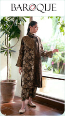 11.11 Mega Sale | Baroque Lawn Unstitched 3pc Brown