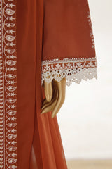 Nafasat Floral Cotton Embroidered Unstitched Collection D-01