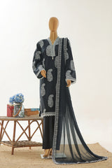 Nafasat Floral Cotton Embroidered Unstitched Collection D-02