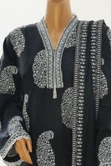 Nafasat Floral Cotton Embroidered Unstitched Collection D-02