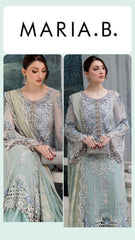 Maria b Luxury Chiffon Semi Stitch 2k25