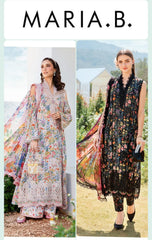 Maria B M-Series Lawn Unstitch 3Pc