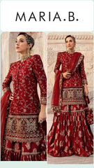 Maria B Exclusive Cotton Unstitched 3pc