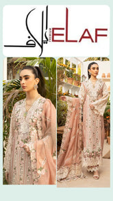 ELAF Exclusive COTTON Unstitch 3pc suit