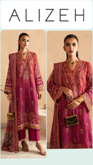 Alizeh Exclusive Cotton Unstitched 3pc