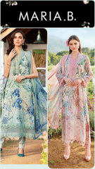 Maria B M-Series Lawn Unstitched 3pc Colour Green