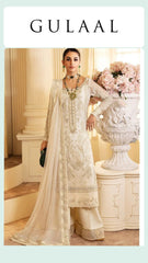 Gulaal Exclusive Cotton - Semi Stitch 3pc Off White