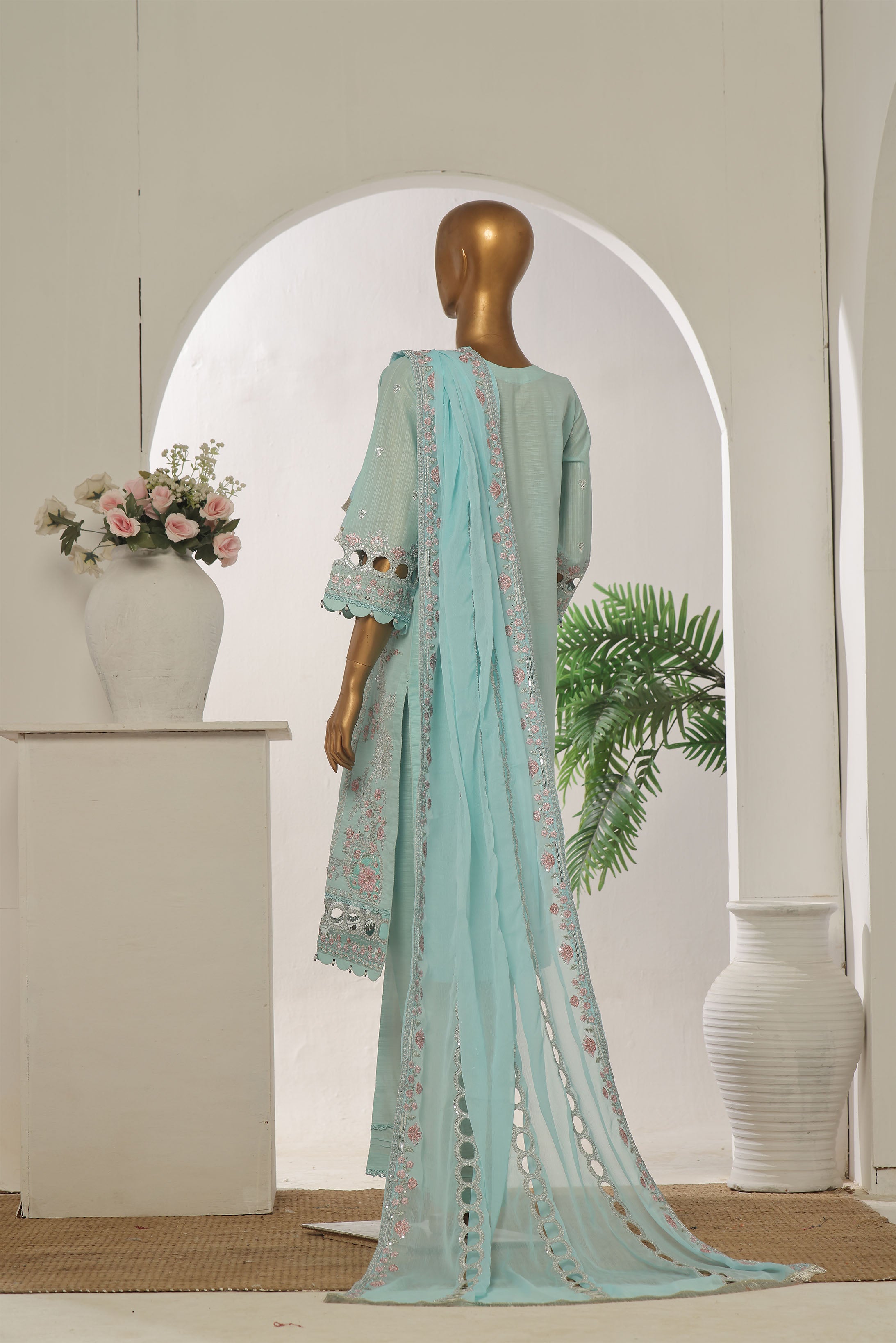 Nafasat Luxe Embroidered Collection D-04