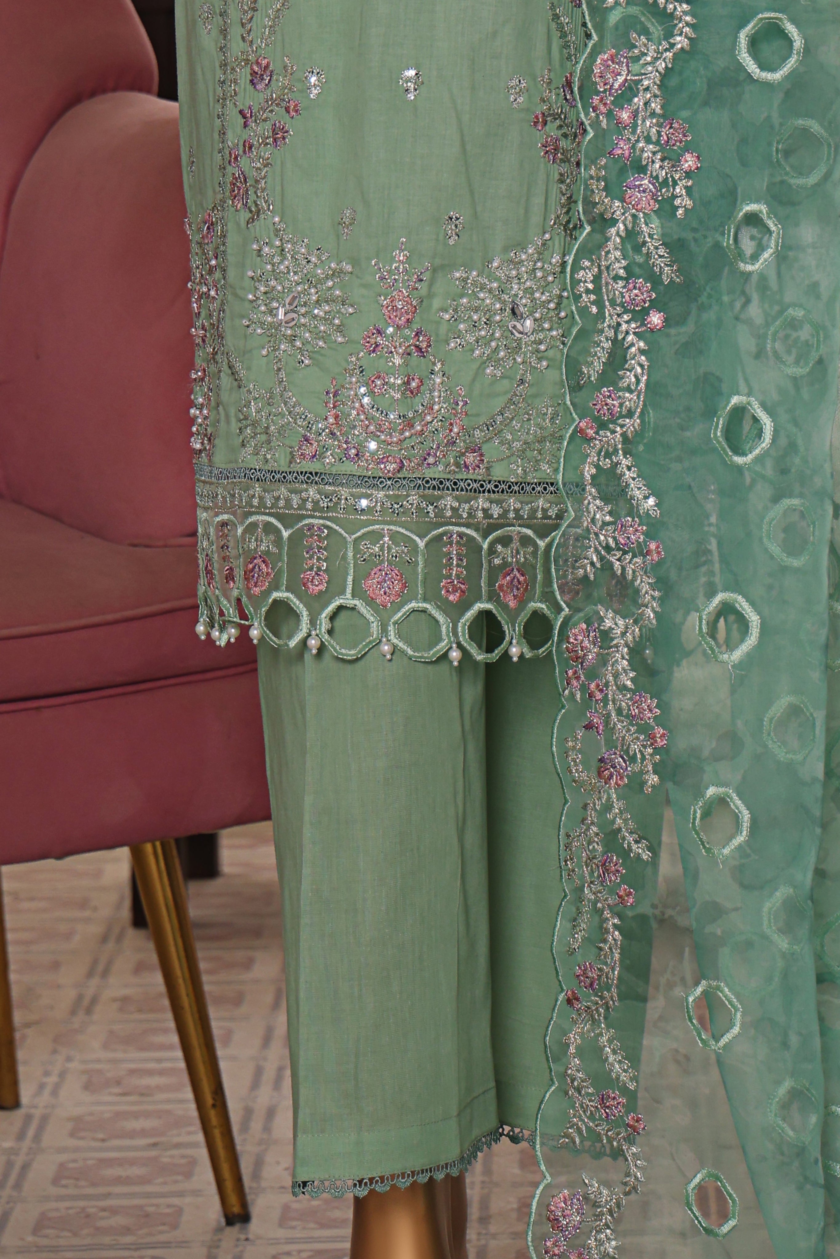 Jahaan Luxury Lawn Embroidered Collection J-03