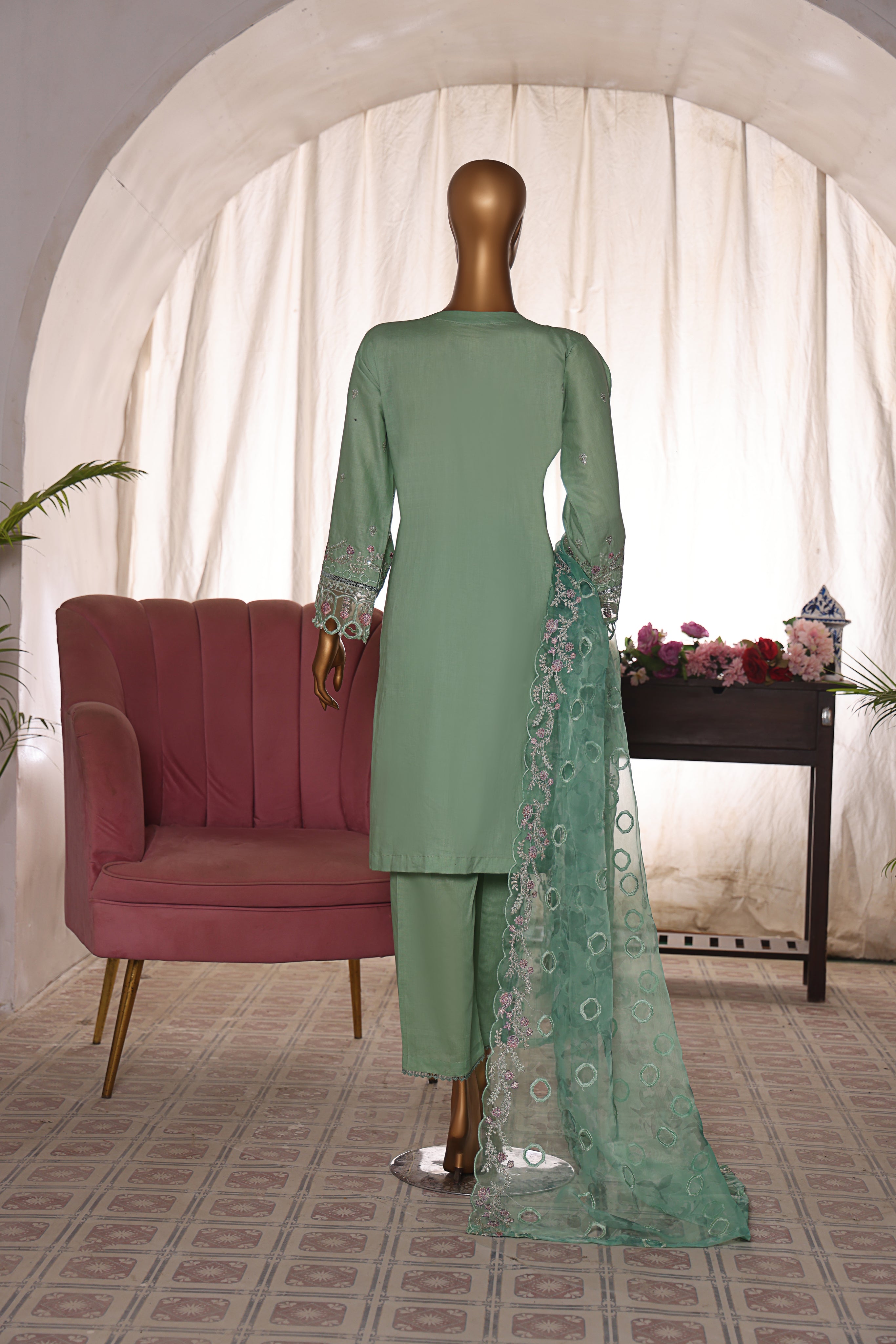 Jahaan Luxury Lawn Embroidered Collection J-03